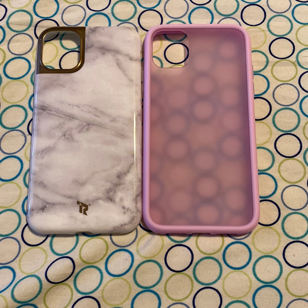 A set of two iPhone 11 cases